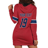 Custom World Football 2026 Norway Hoodie Dress Viking Moose Trophy Champion