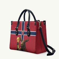 World Football 2026 Norway Leather Bag Viking Moose Trophy Champion