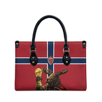 World Football 2026 Norway Leather Bag Viking Moose Trophy Champion
