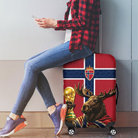 World Football 2026 Norway Luggage Cover Viking Moose Trophy Champion