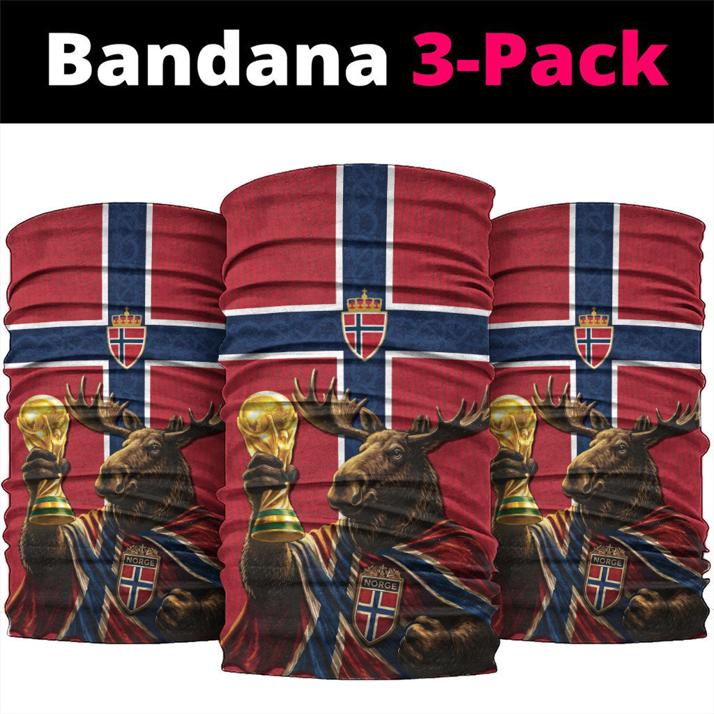 World Football 2026 Norway Neck Gaiter Viking Moose Trophy Champion