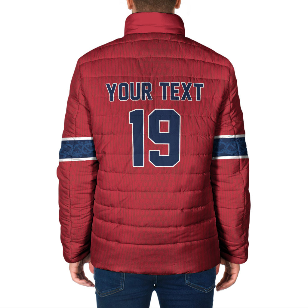 Custom World Football 2026 Norway Padded Jacket Viking Moose Trophy Champion