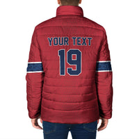 Custom World Football 2026 Norway Padded Jacket Viking Moose Trophy Champion