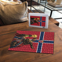 World Football 2026 Norway Puzzle Viking Moose Trophy Champion