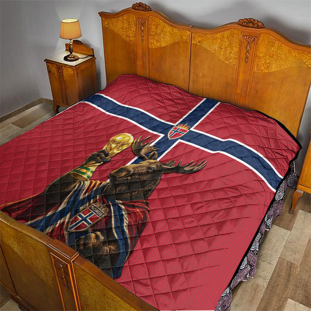 World Football 2026 Norway Quilt Viking Moose Trophy Champion