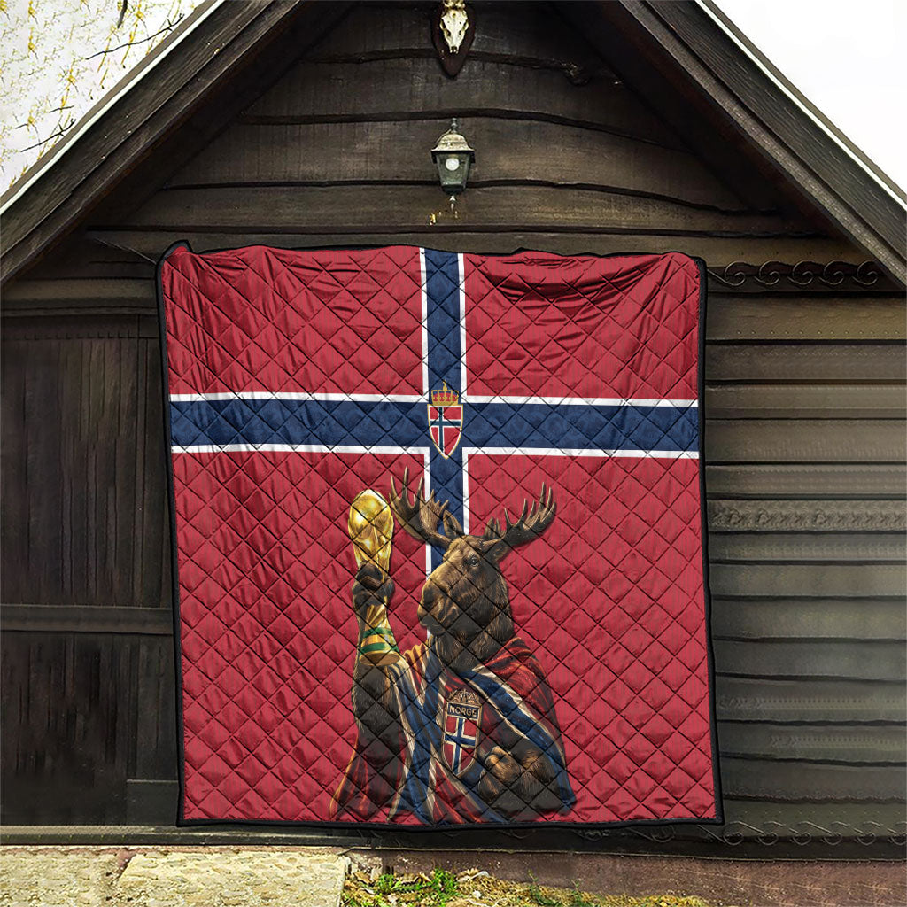 World Football 2026 Norway Quilt Viking Moose Trophy Champion