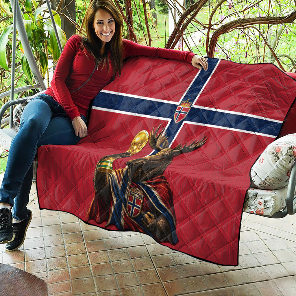 World Football 2026 Norway Quilt Viking Moose Trophy Champion