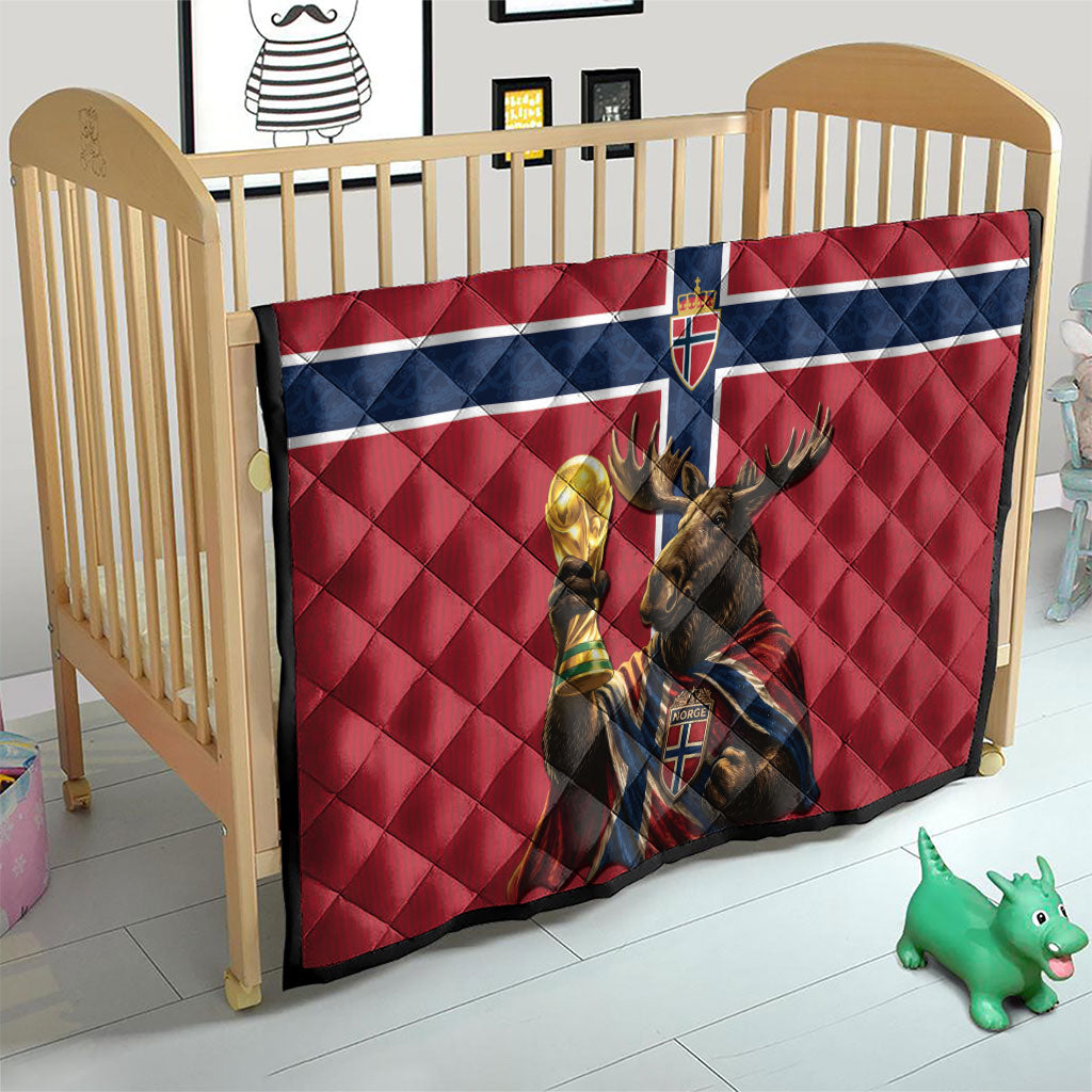 World Football 2026 Norway Quilt Viking Moose Trophy Champion