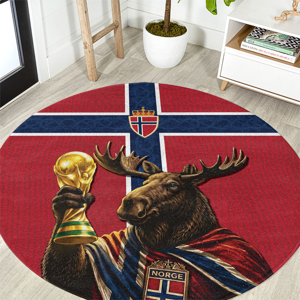 World Football 2026 Norway Round Carpet Viking Moose Trophy Champion