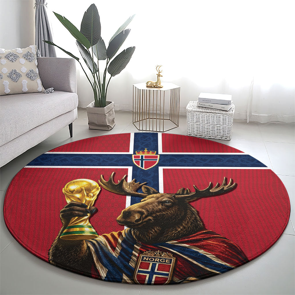 World Football 2026 Norway Round Carpet Viking Moose Trophy Champion