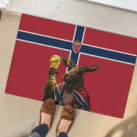 World Football 2026 Norway Rubber Doormat Viking Moose Trophy Champion