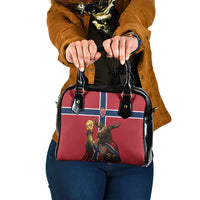 World Football 2026 Norway Shoulder Handbag Viking Moose Trophy Champion
