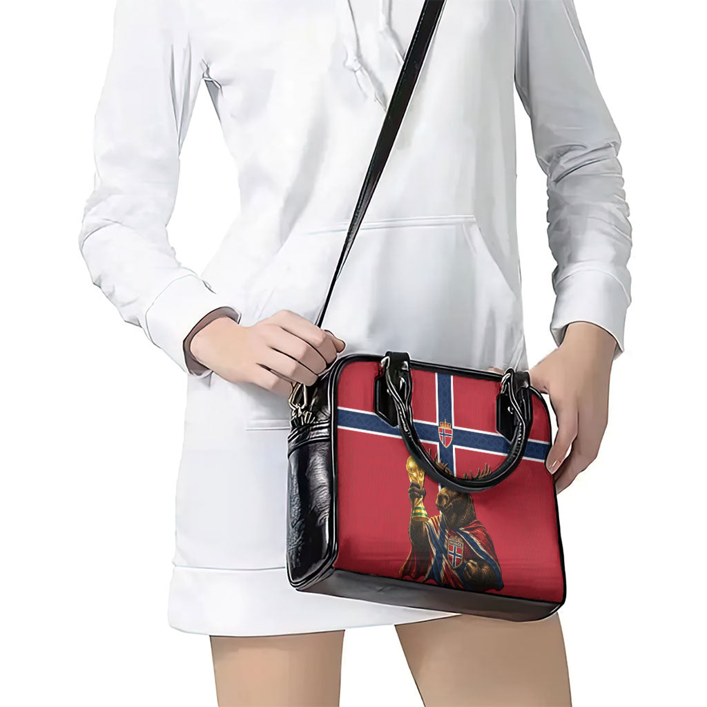 World Football 2026 Norway Shoulder Handbag Viking Moose Trophy Champion