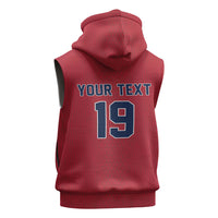 Custom World Football 2026 Norway Sleeveless Hoodie Viking Moose Trophy Champion