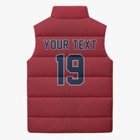 Custom World Football 2026 Norway Sleeveless Puffer Jacket Viking Moose Trophy Champion