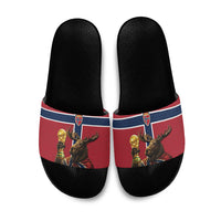 World Football 2026 Norway Slide Sandals Viking Moose Trophy Champion