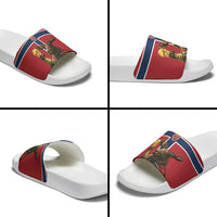 World Football 2026 Norway Slide Sandals Viking Moose Trophy Champion