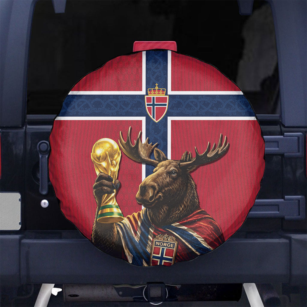 World Football 2026 Norway Spare Tire Cover Viking Moose Trophy Champion