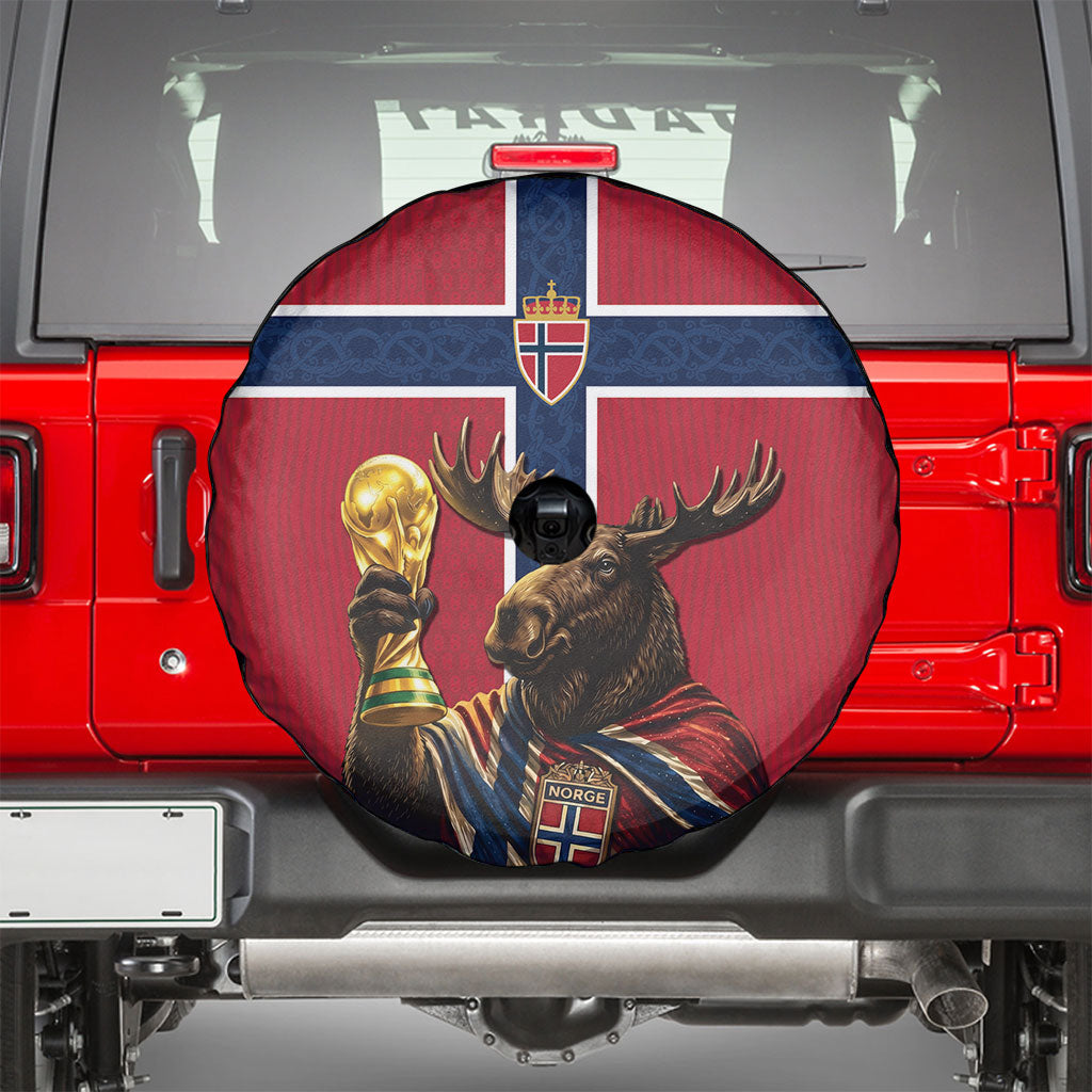 World Football 2026 Norway Spare Tire Cover Viking Moose Trophy Champion