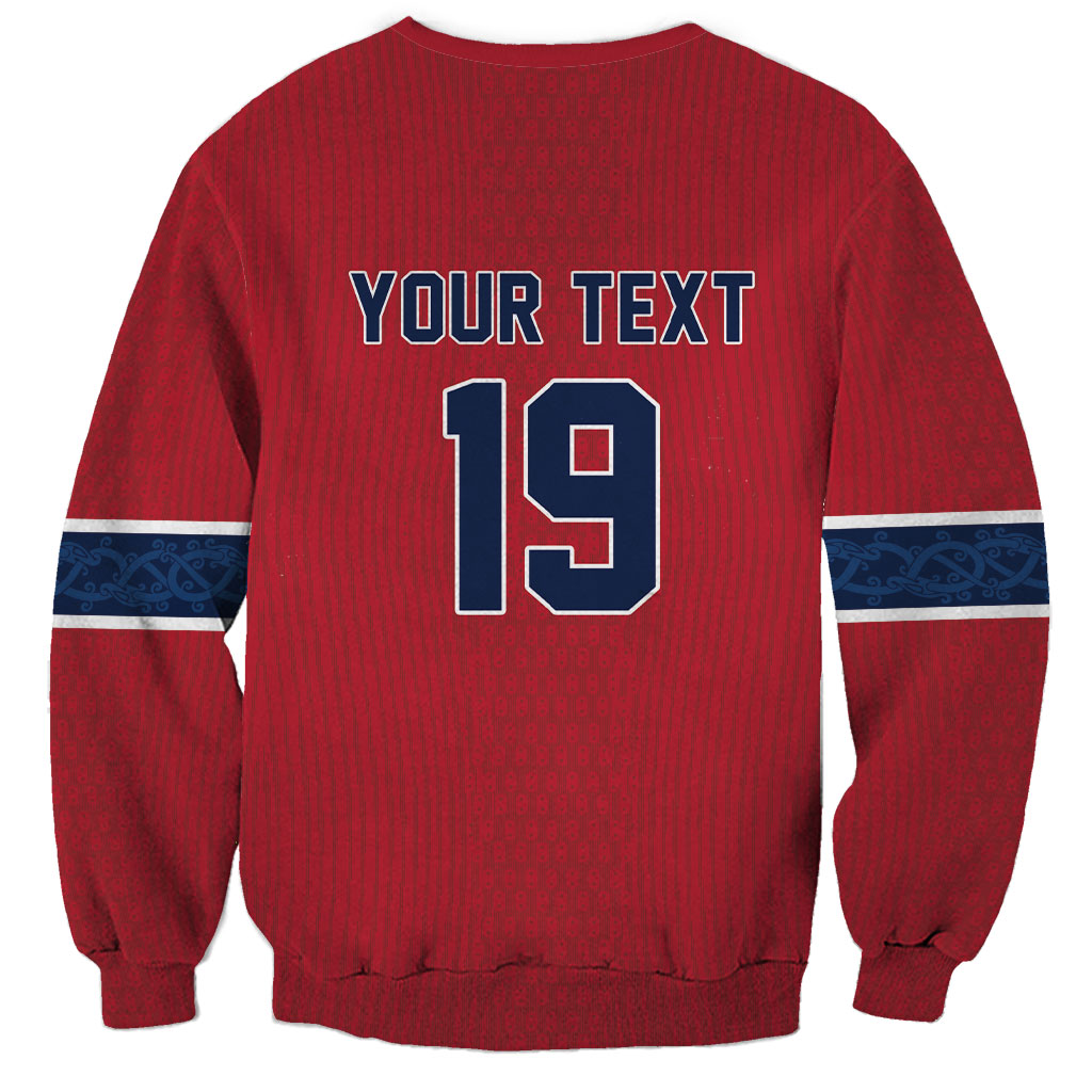 Custom World Football 2026 Norway Sweatshirt Viking Moose Trophy Champion