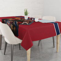 World Football 2026 Norway Tablecloth Viking Moose Trophy Champion