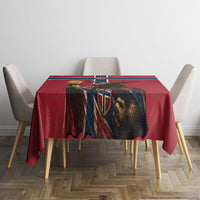 World Football 2026 Norway Tablecloth Viking Moose Trophy Champion