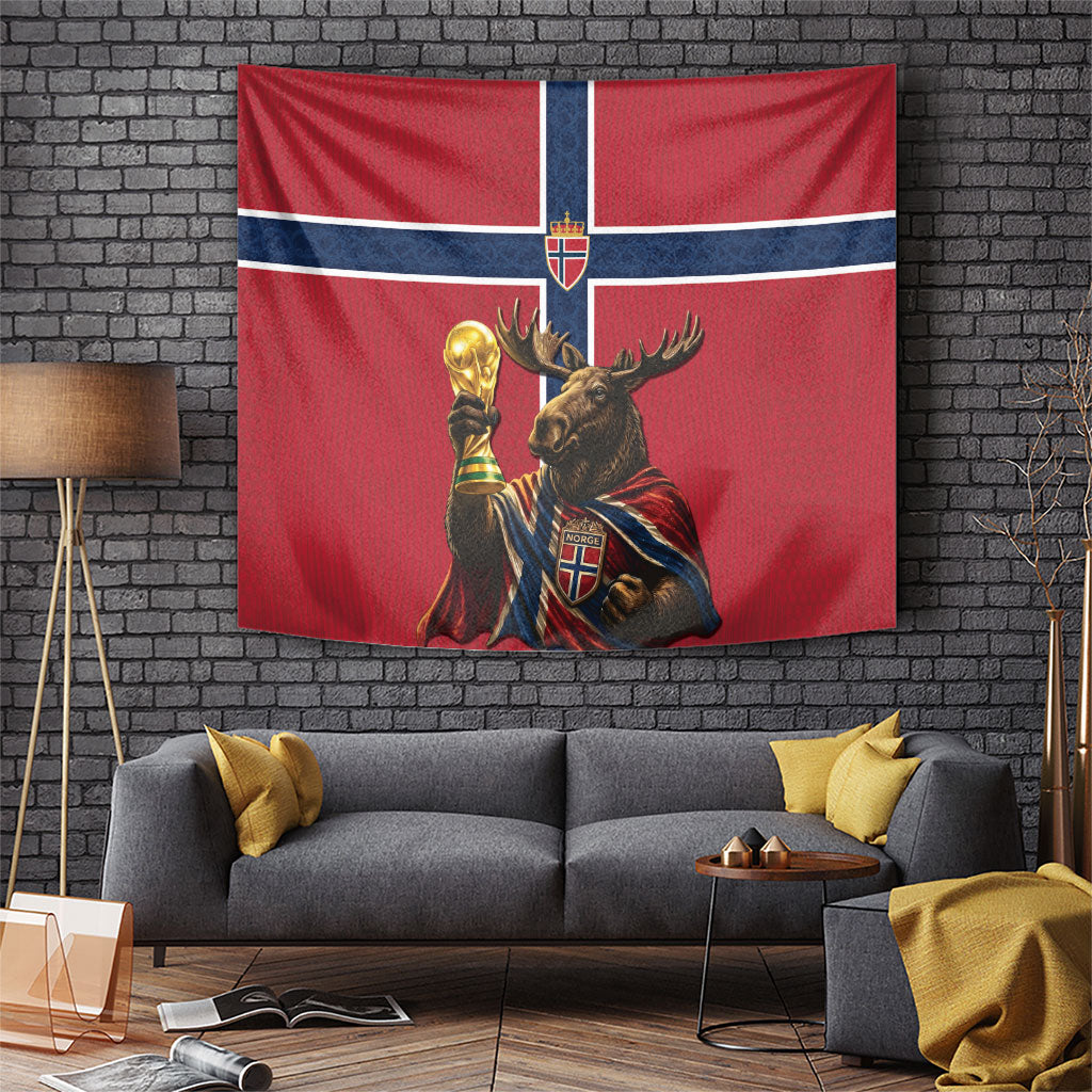 World Football 2026 Norway Tapestry Viking Moose Trophy Champion