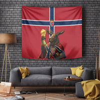 World Football 2026 Norway Tapestry Viking Moose Trophy Champion