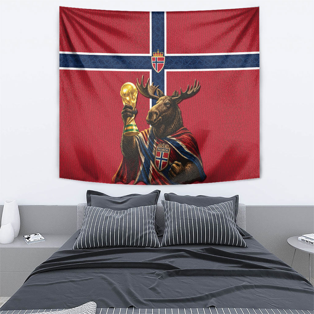 World Football 2026 Norway Tapestry Viking Moose Trophy Champion