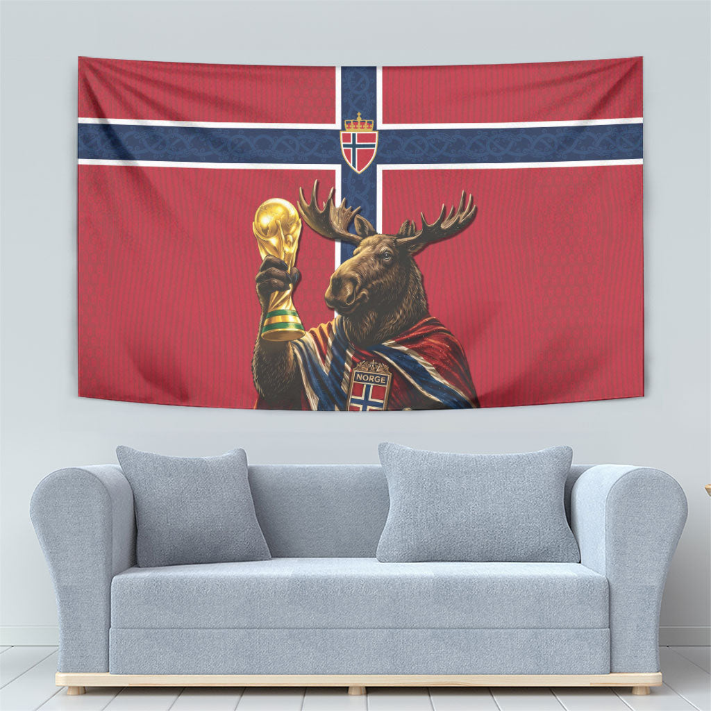 World Football 2026 Norway Tapestry Viking Moose Trophy Champion