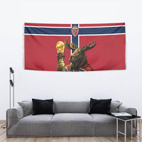 World Football 2026 Norway Tapestry Viking Moose Trophy Champion