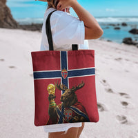 World Football 2026 Norway Tote Bag Viking Moose Trophy Champion