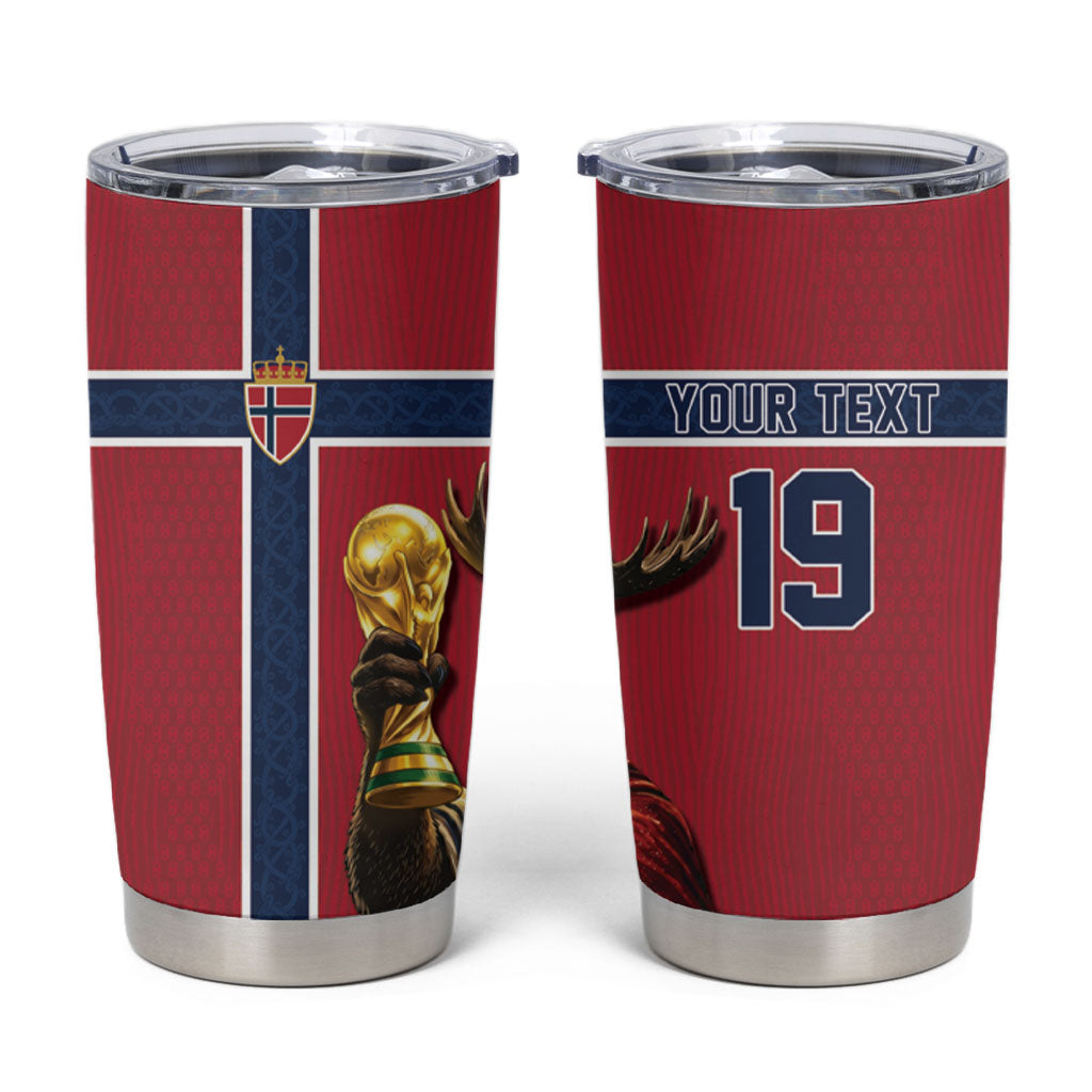 Custom World Football 2026 Norway Tumbler Cup Viking Moose Trophy Champion