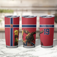 Custom World Football 2026 Norway Tumbler Cup Viking Moose Trophy Champion