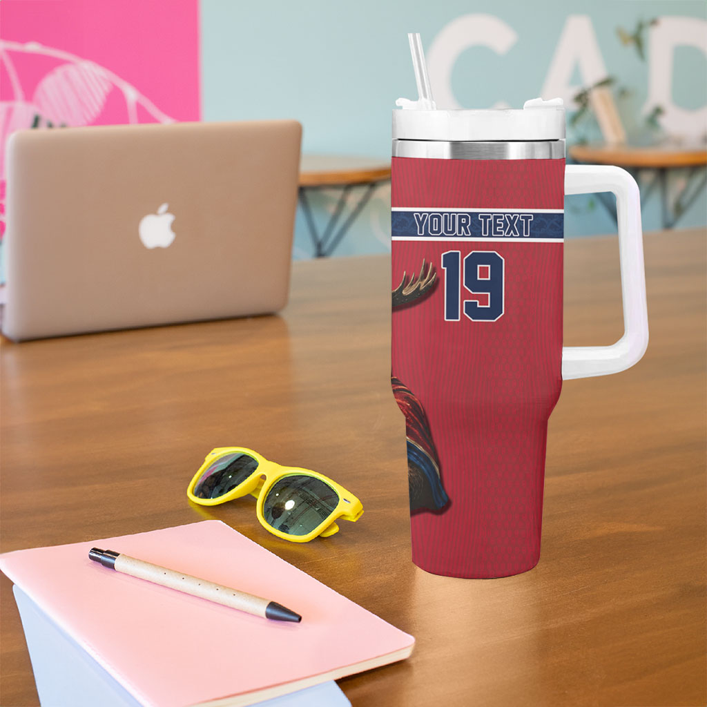 Custom World Football 2026 Norway Tumbler With Handle Viking Moose Trophy Champion