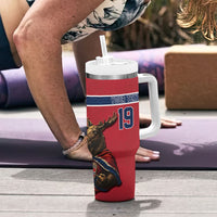 Custom World Football 2026 Norway Tumbler With Handle Viking Moose Trophy Champion