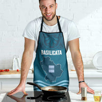 Italy Basilicata Apron Map With Flag Style - Wonder Print Shop