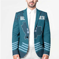 Italy Basilicata Blazer Map With Flag Style - Wonder Print Shop
