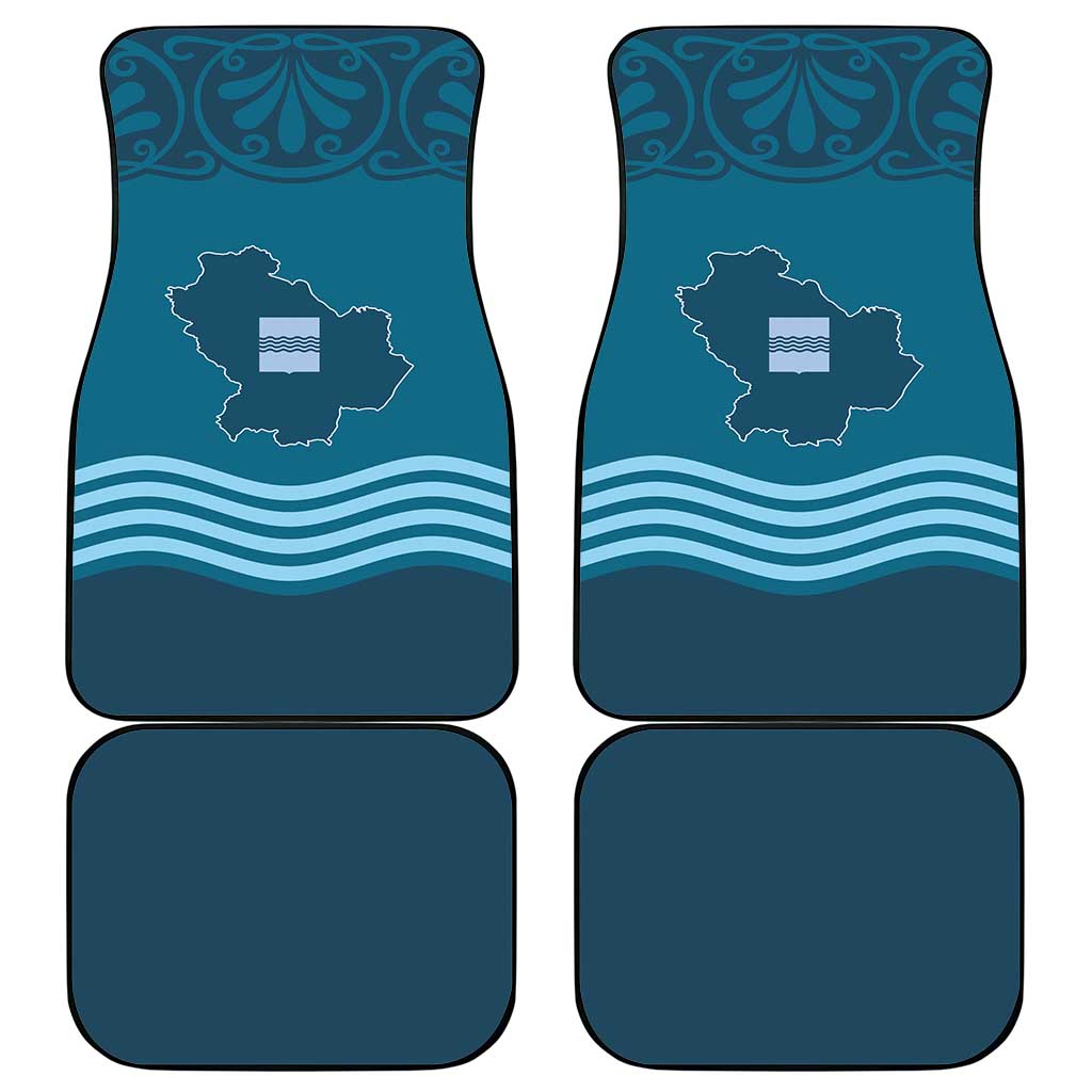 Italy Basilicata Car Mats Map With Flag Style - Wonder Print Shop