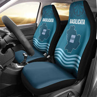 Italy Basilicata Car Seat Cover Map With Flag Style - Wonder Print Shop