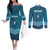 Italy Basilicata Couples Matching Off The Shoulder Long Sleeve Dress and Long Sleeve Button Shirt Map With Flag Style - Wonder Print Shop