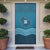 Italy Basilicata Door Cover Map With Flag Style - Wonder Print Shop