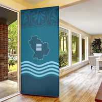 Italy Basilicata Door Cover Map With Flag Style - Wonder Print Shop