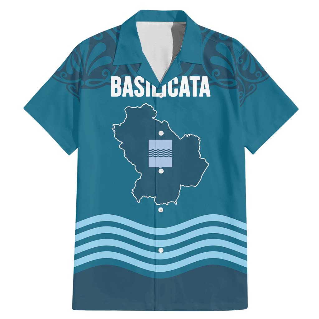 Italy Basilicata Family Matching Mermaid Dress and Hawaiian Shirt Map With Flag Style - Wonder Print Shop
