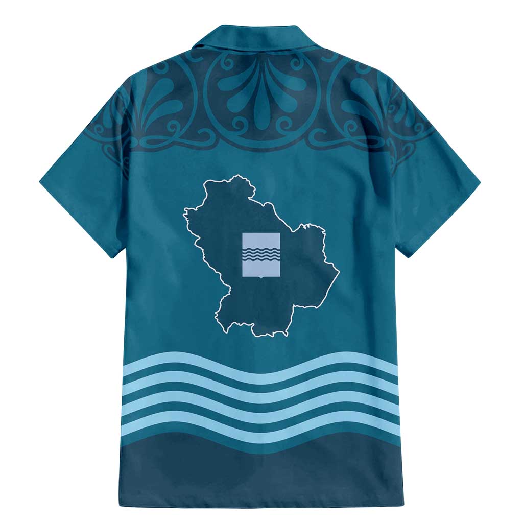 Italy Basilicata Family Matching Mermaid Dress and Hawaiian Shirt Map With Flag Style - Wonder Print Shop