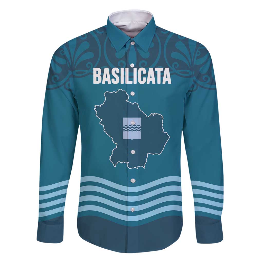 Italy Basilicata Family Matching Puletasi and Hawaiian Shirt Map With Flag Style - Wonder Print Shop