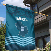Italy Basilicata Garden Flag Map With Flag Style - Wonder Print Shop