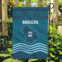 Italy Basilicata Garden Flag Map With Flag Style - Wonder Print Shop