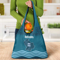 Italy Basilicata Grocery Bag Map With Flag Style - Wonder Print Shop