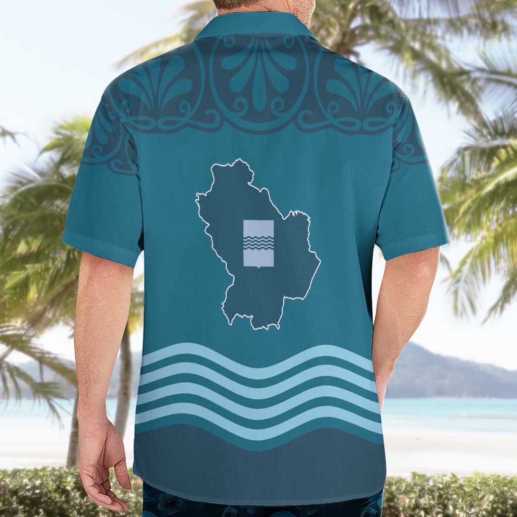 Italy Basilicata Hawaiian Shirt Map With Flag Style - Wonder Print Shop